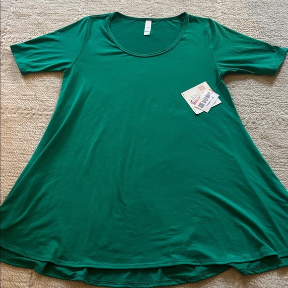 NWT XS solid green perfect t - Picture 1 of 6